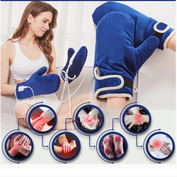 1 Pair Heated Gloves for Hands. Warmth Relief, Hand Heating Gloves - Picture 4 of 17